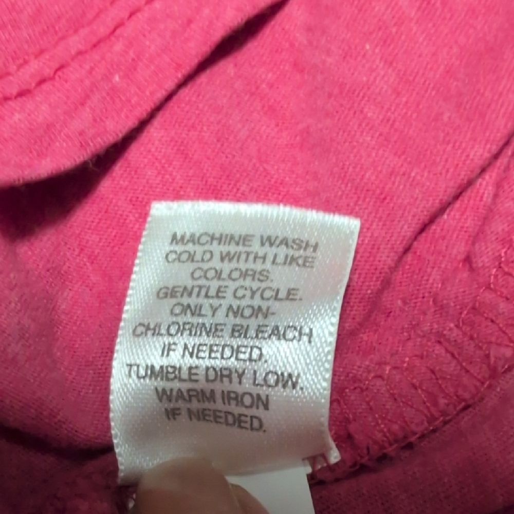 PureJill J.Jill Heathered Red LS Pima Cotton High-Low Tshirt Size MP - Picture 6 of 7